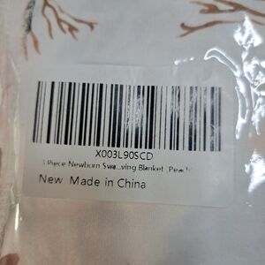 3 FOR $12 SALE Newborn Swaddling Blanket Has Mark On It And Flaw In One Piece